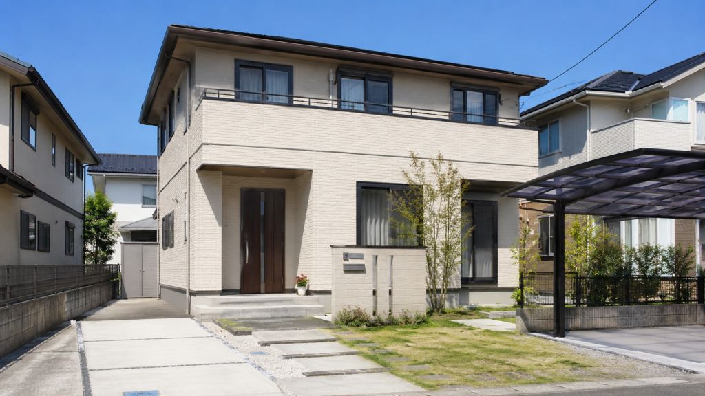 一戸建て住宅の外観